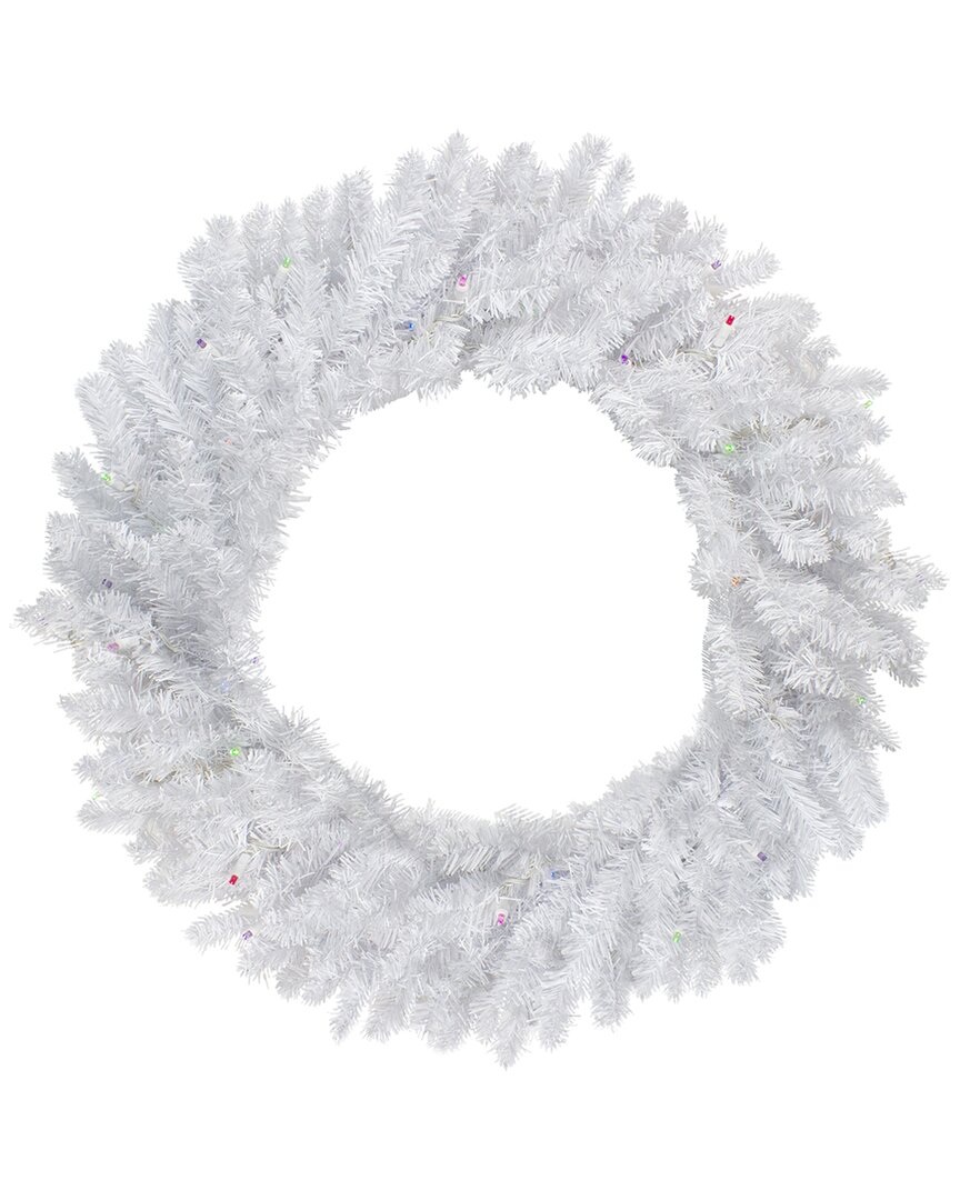 Shop Northlight 30in Pre-lit Led Snow White Christmas Wreath