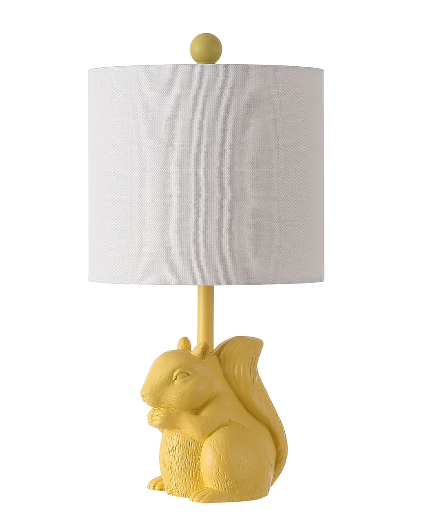 Safavieh Sunny Squirrel Lamp In Yellow