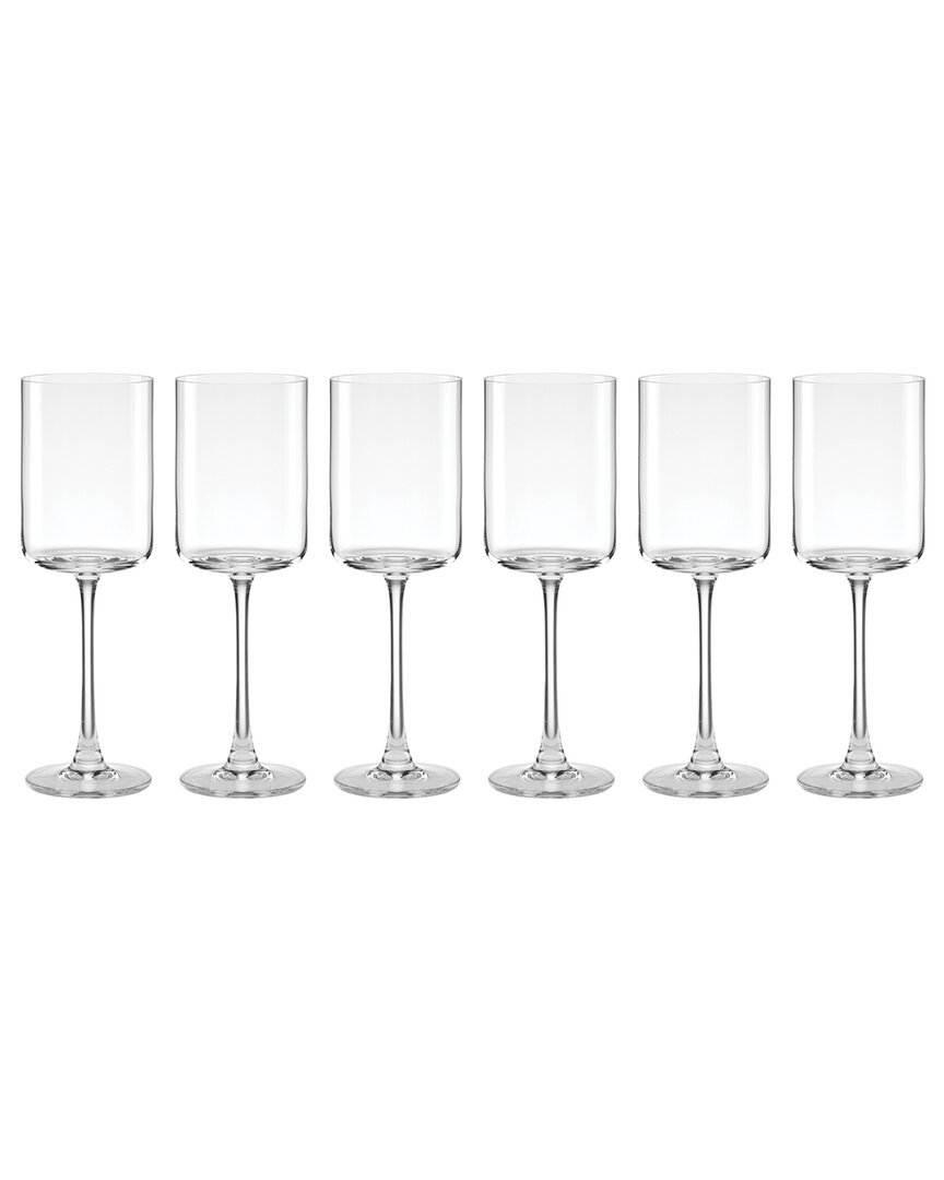 Lenox Set Of 6 Tuscany Classics Straight White Wine Glasses