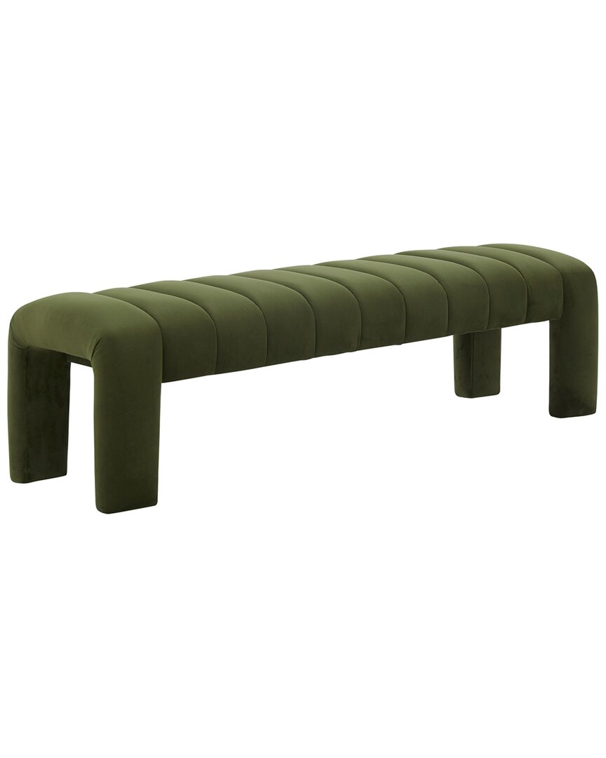Safavieh Couture Bellissima Channel Tufted Bench