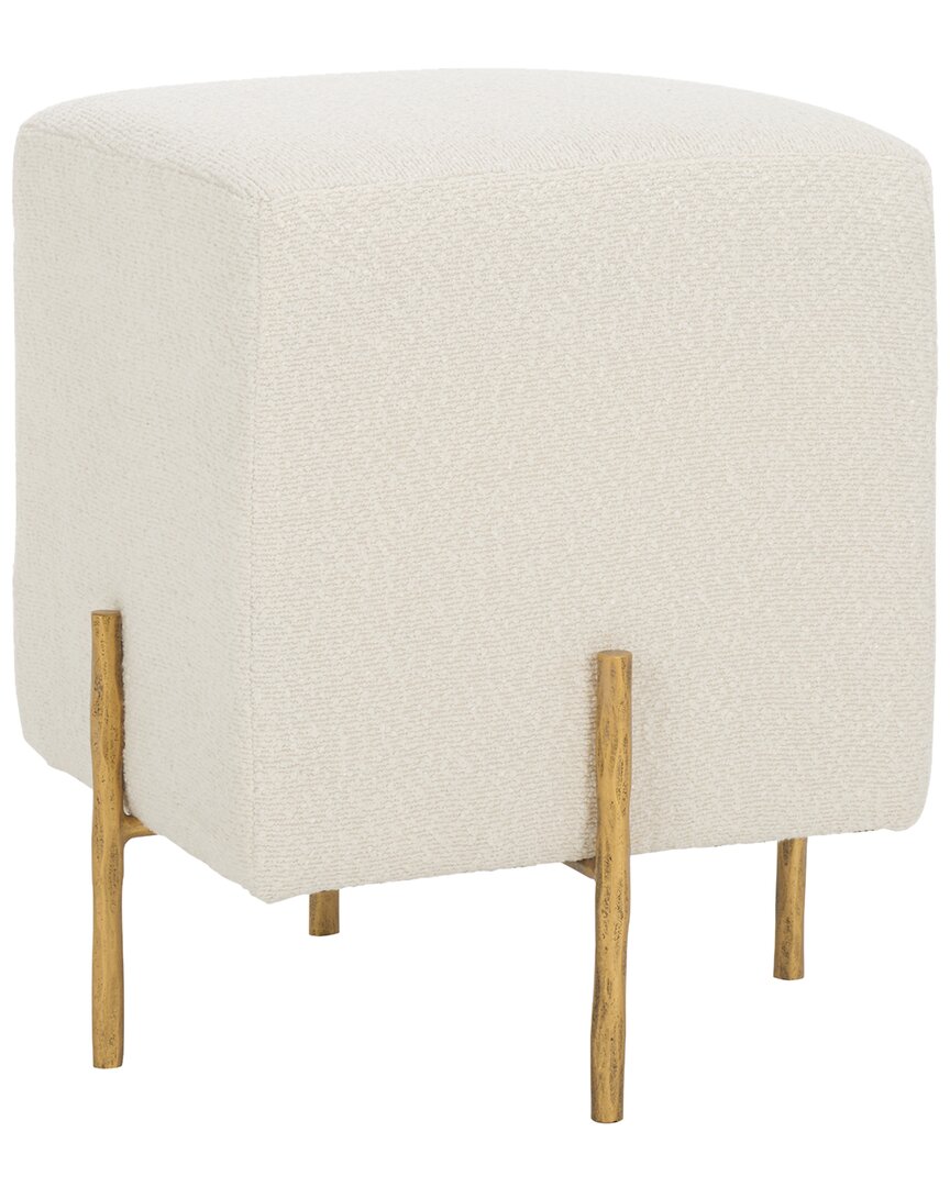 Safavieh Couture Jessa Square Boucle Ottoman