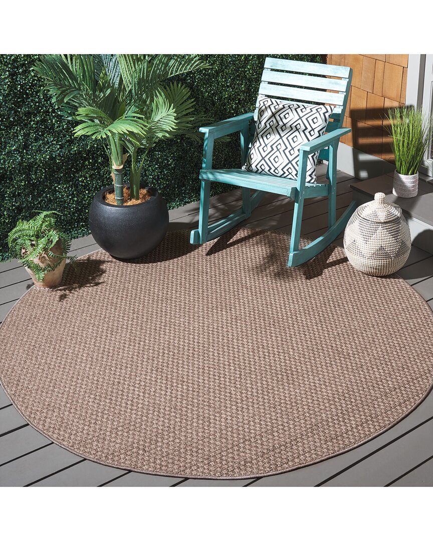 Safavieh Sisal All-weather Vetra Power-loomed Indoor/outdoor Rug In Brown