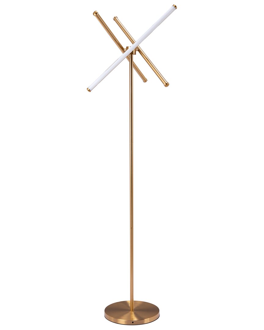 Zuo Garza Floor Lamp In Brass