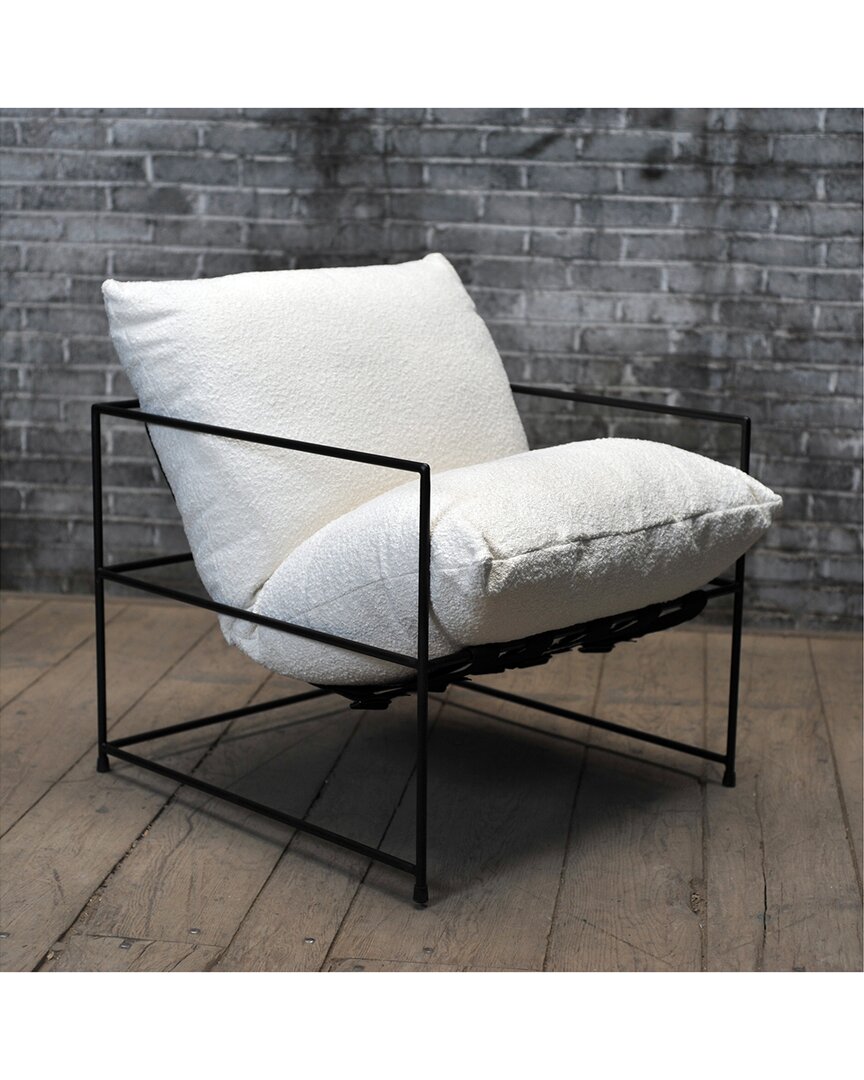 Urbia Metro Trent Accent Chair In White
