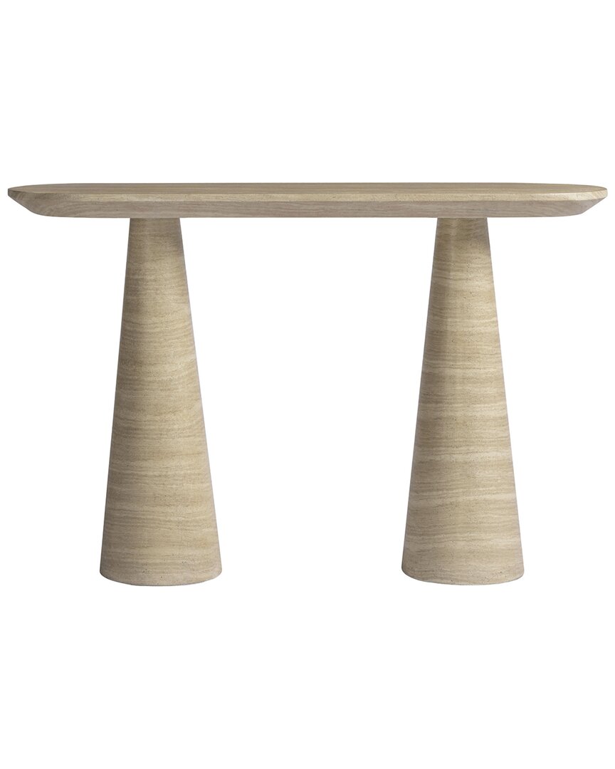 Tov Furniture Sandra Indoor/outdoor Console Table In Gray