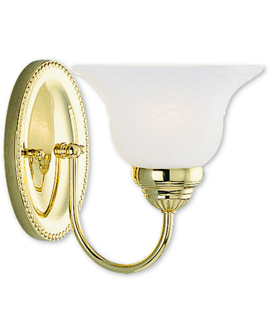 Livex Lighting Livex Edgemont 1-light Polished Brass Bath-light