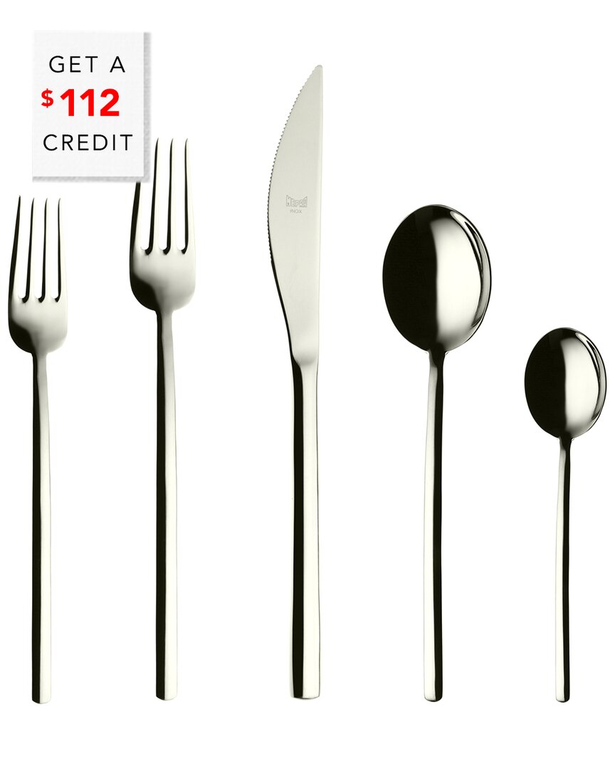 Mepra 20pc Flatware Set With $112 Credit