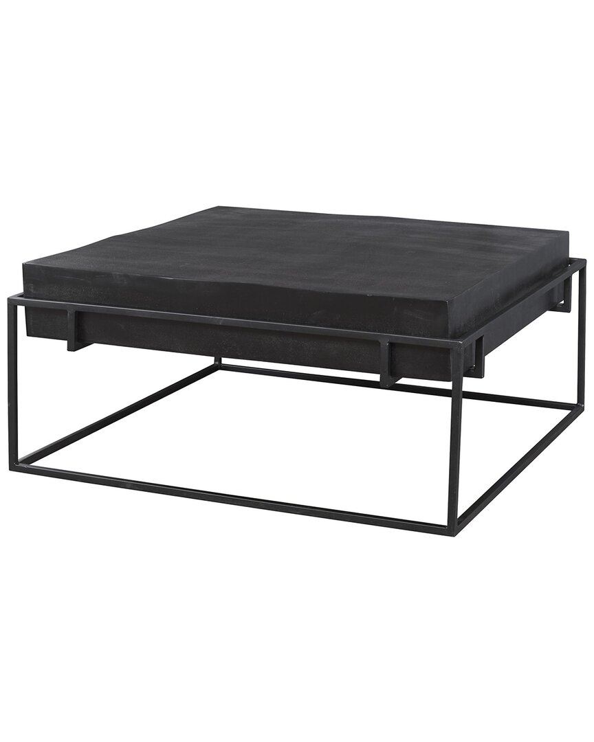 Uttermost Telone Modern Black Coffee Table