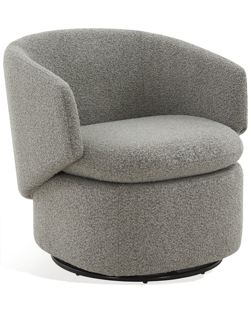 Safavieh Couture Phyllis Swivel Chair In Grey
