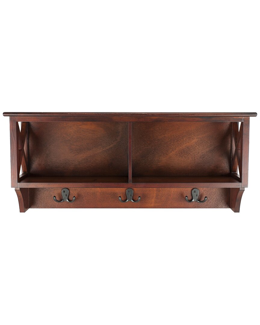 Safavieh Freya Hanging Wall Rack In Red