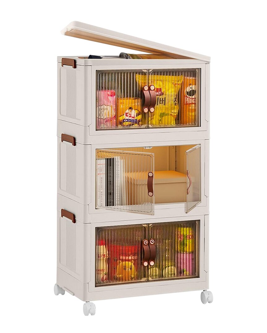 Fresh Fab Finds 3pc Foldable Storage Bins With Lid