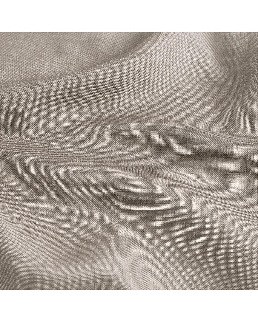 Threadmade Brighton Grommet Window Curtain Panel In Brown