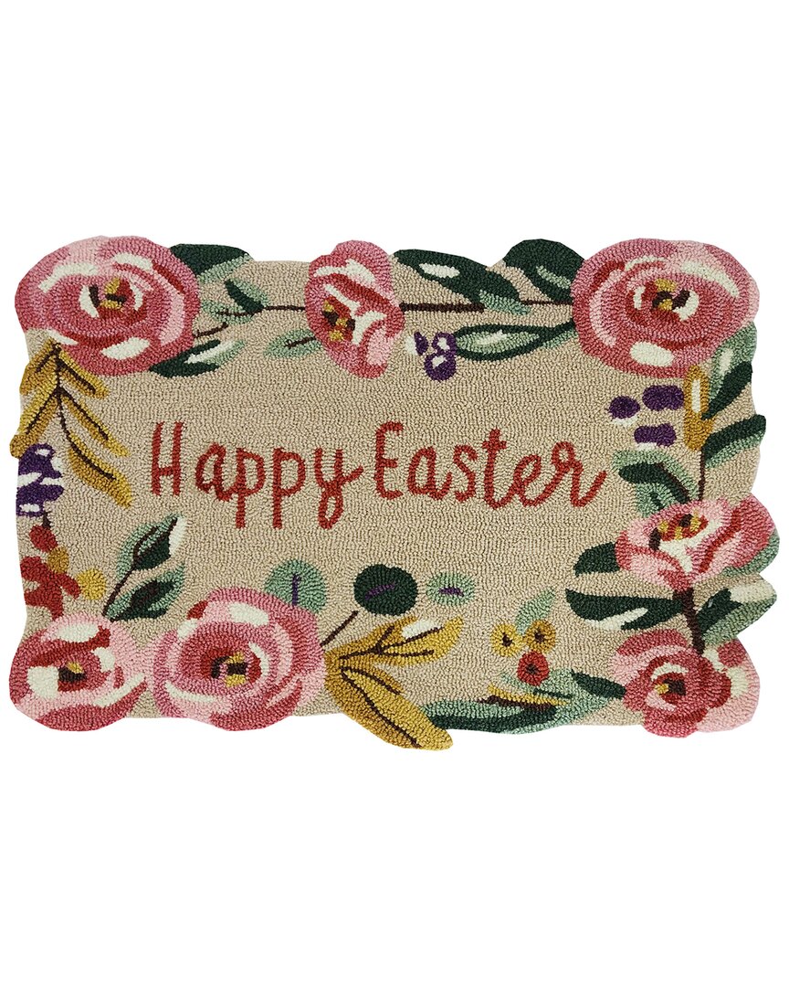 The Rug Market Happy Easter 30x48in Doormat In Multicolor