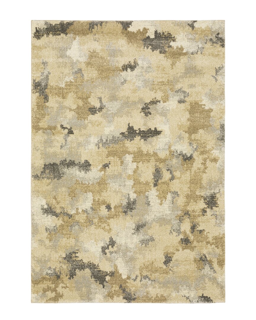 Stylehaven Avalon Modern Abstract Rug In Sand