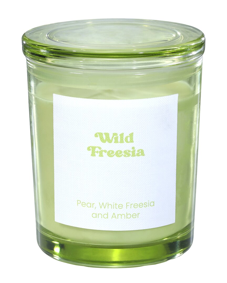 Levitate Candles Wild Freesia 10oz Single-wick Candle In Green