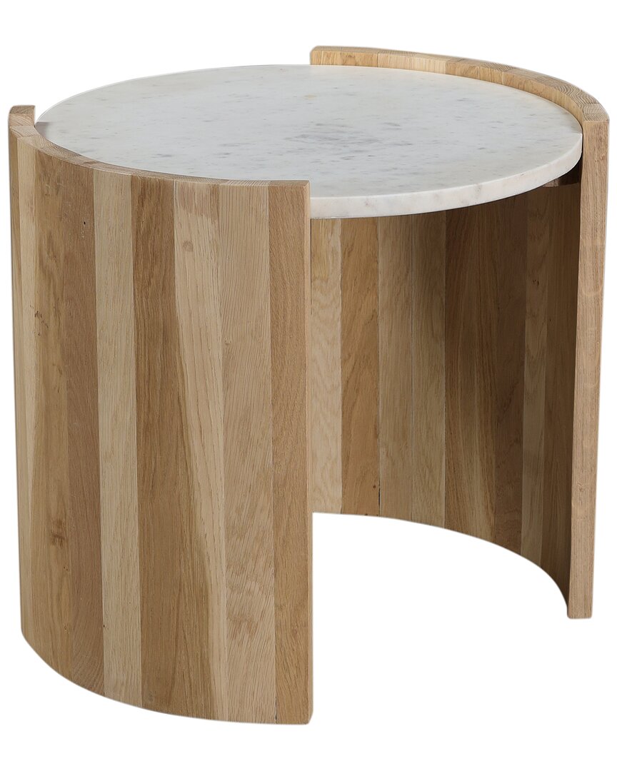 Moe's Home Collection Dala Side Table In White