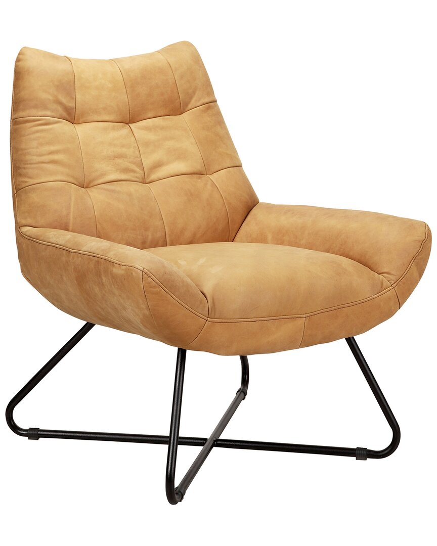 Moe's Home Collection Graduate Lounge Chair In Beige