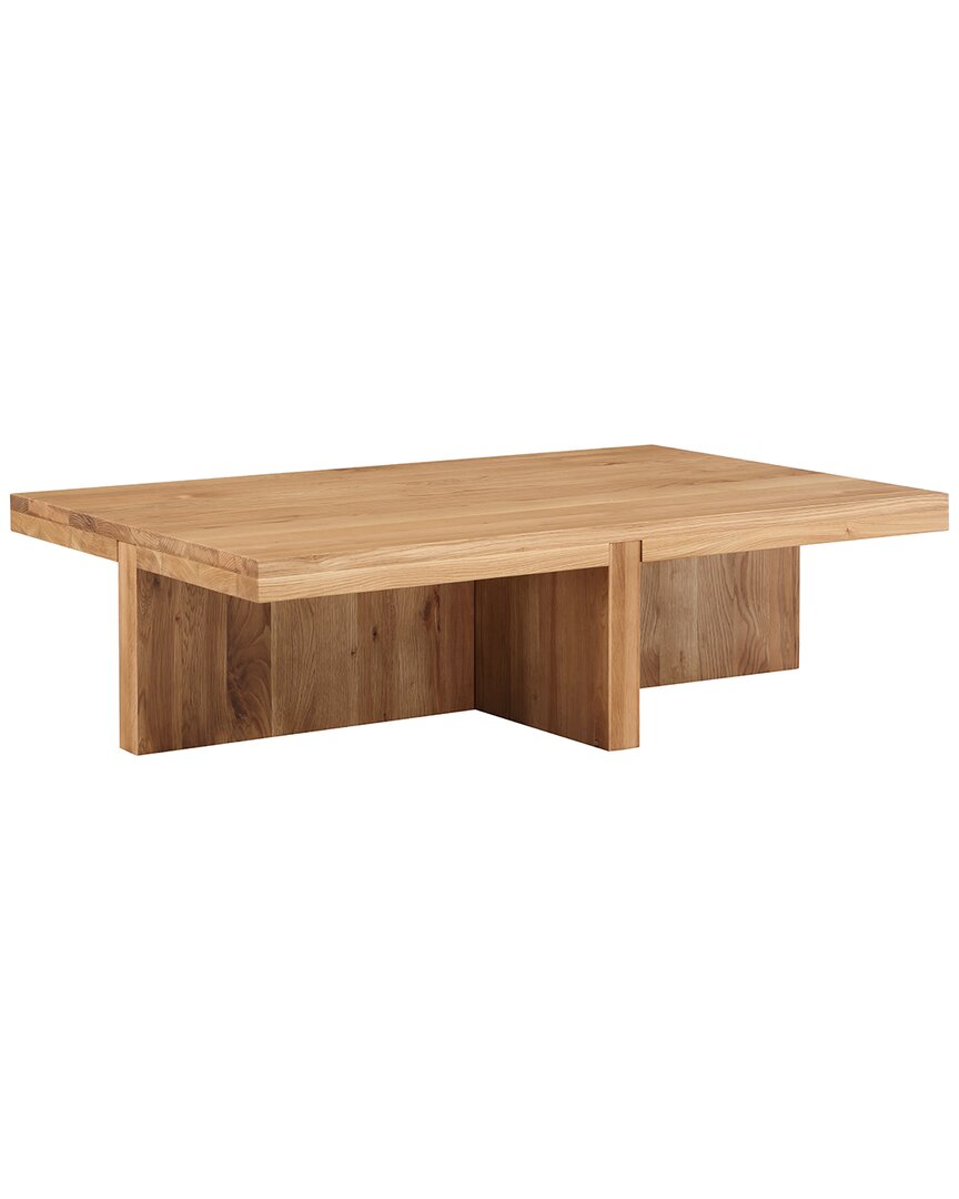 Moe's Home Collection Folke Rectangular Coffee Table In Beige