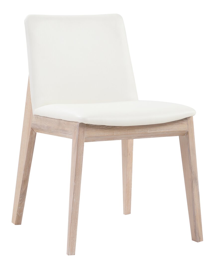 Moe's Home Collection Deco Dining Chair In White