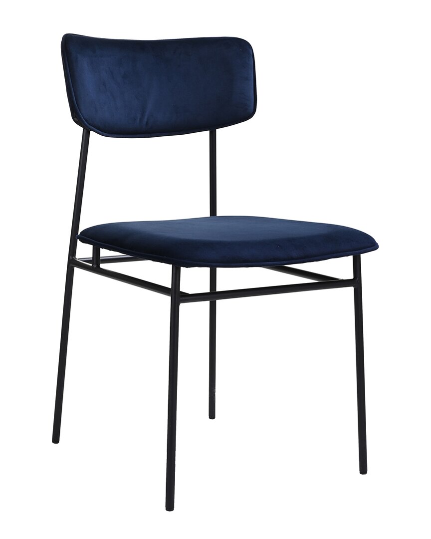 Moe's Home Collection Sailor Dining Chair In Blue