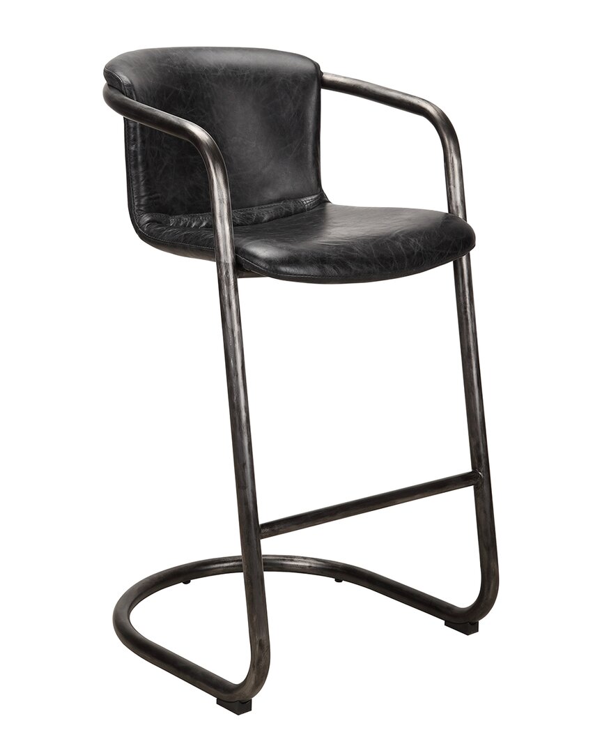 Moe's Home Collection Freeman Bar Stool In Black