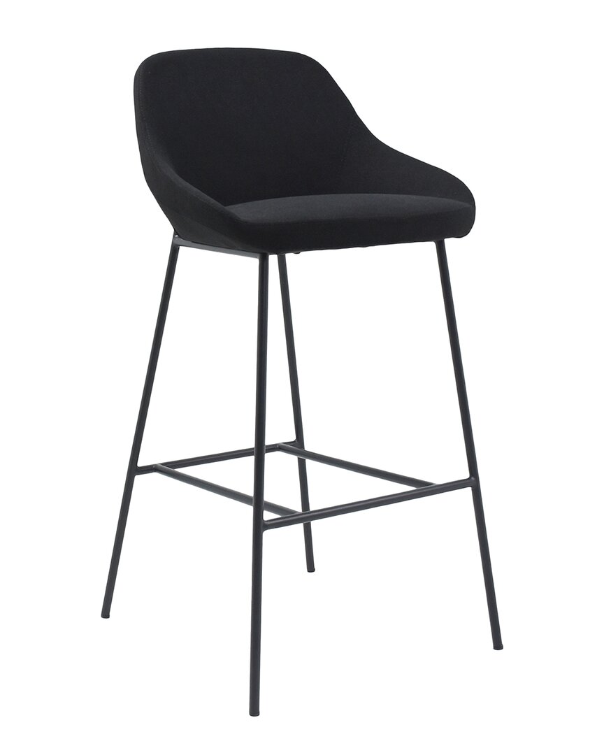 Moe's Home Collection Shelby Bar Stool In Black