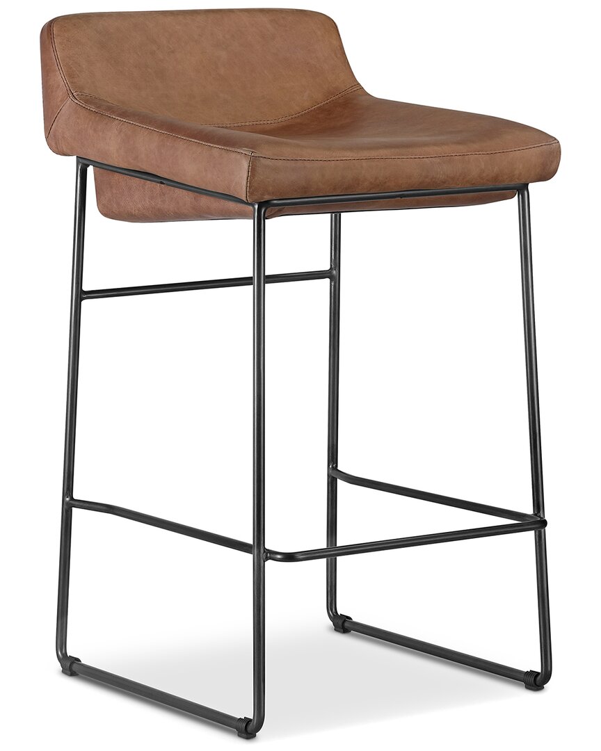 Moe's Home Collection Starlet Counter Stool In Brown
