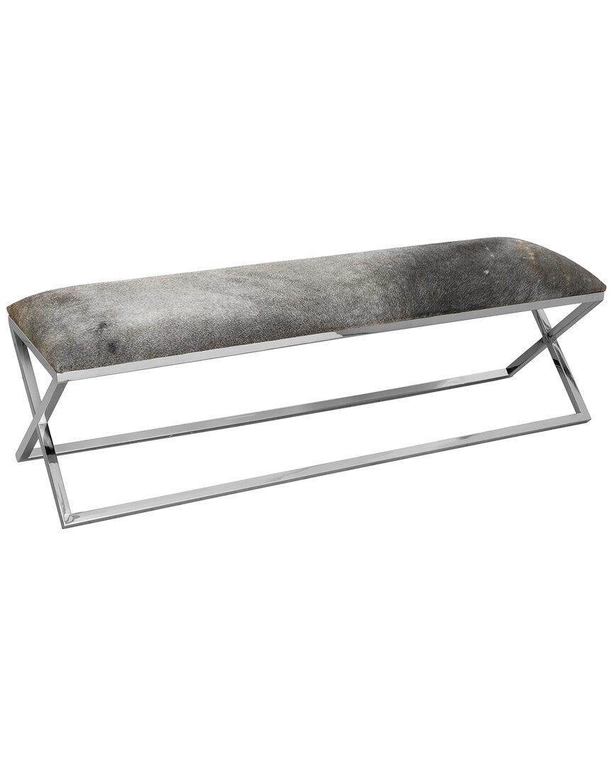 Moe's Home Collection Rossi Bench In Grey