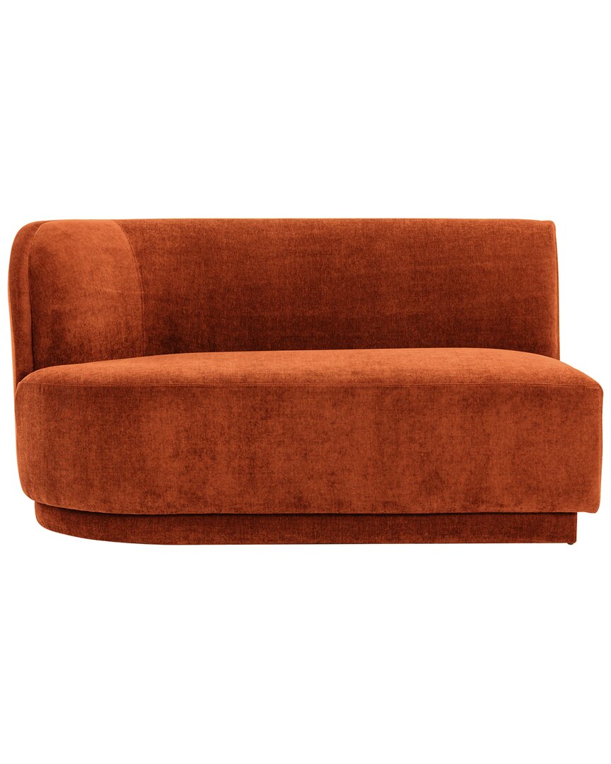 Moe's Home Collection Yoon Left-facing 2-seat Sofa In Red