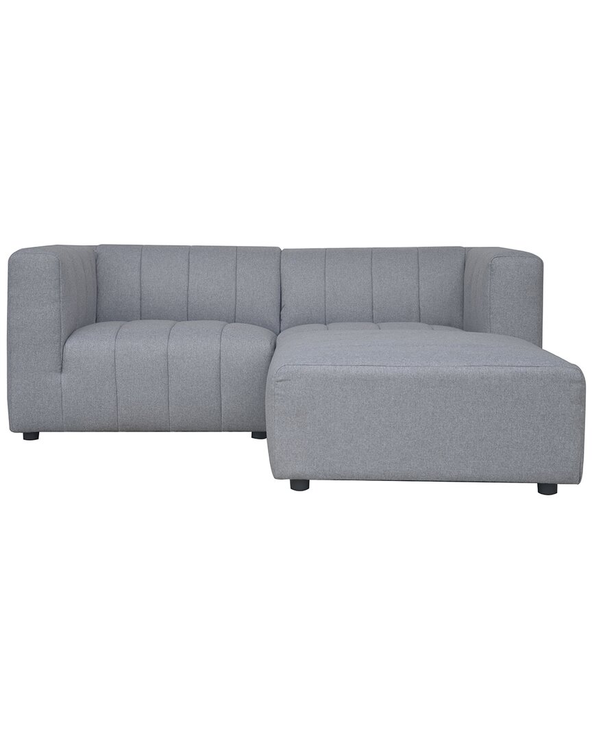 Moe's Home Collection Lyric Nook Modular Sectional In Grey