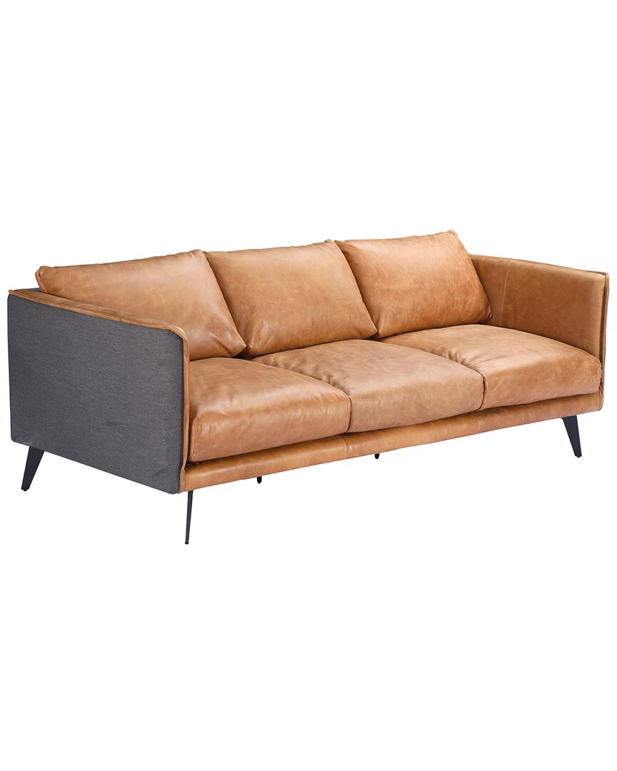 Moe's Home Collection Messina Sofa In Brown