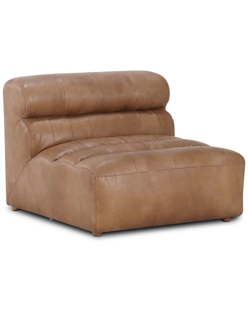Moe's Home Collection Ramsay Slipper Chair In Brown