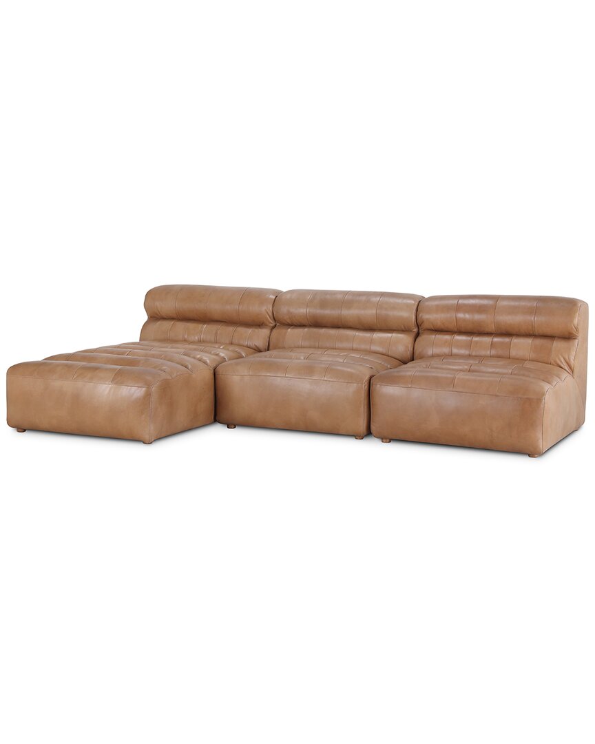 Moe's Home Collection Ramsay Signature Modular Sectional In Brown