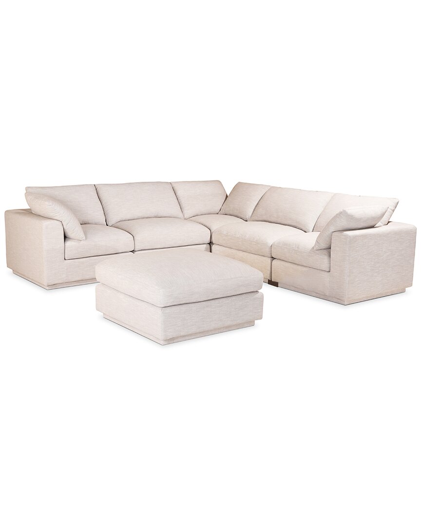 Moe's Home Collection Justin Modular Sectional In Grey
