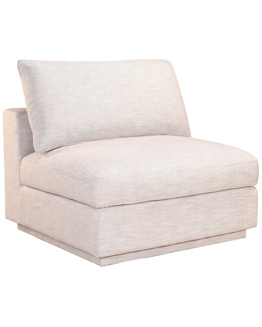 Moe's Home Collection Justin Slipper Chair In Grey