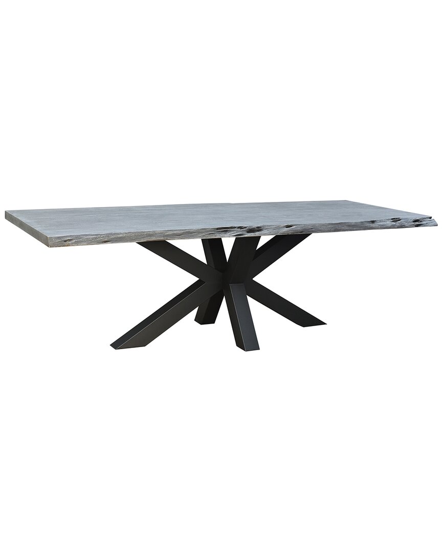 Moe's Home Collection Edge Small Dining Table In Gray