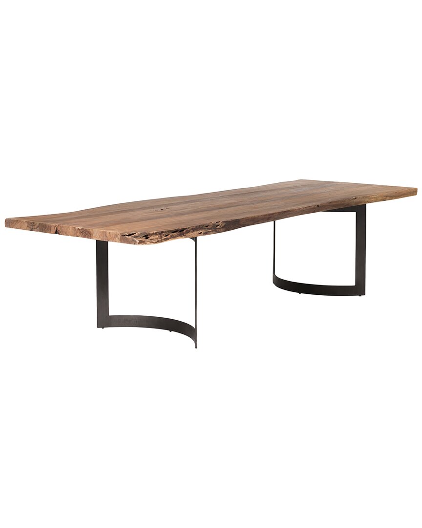 Moe's Home Collection Bent Large Dining Table In Grey