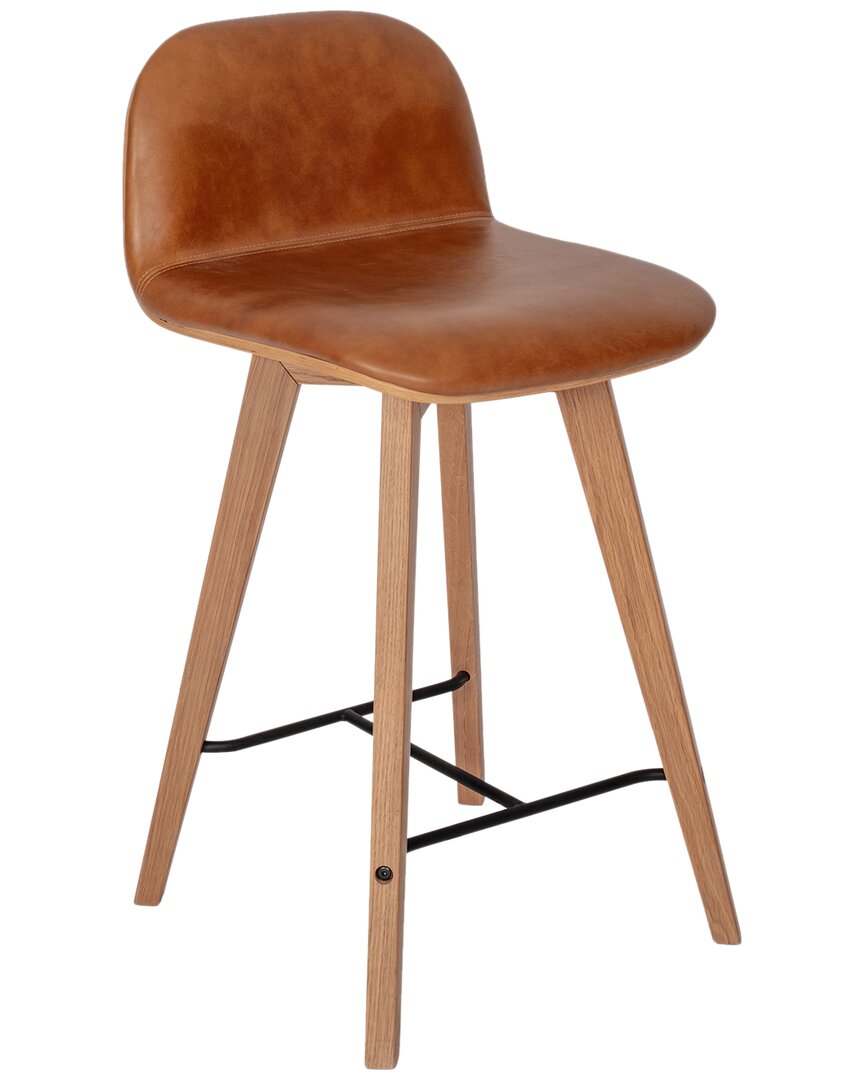 Moe's Home Collection Napoli Counter Stool In Brown