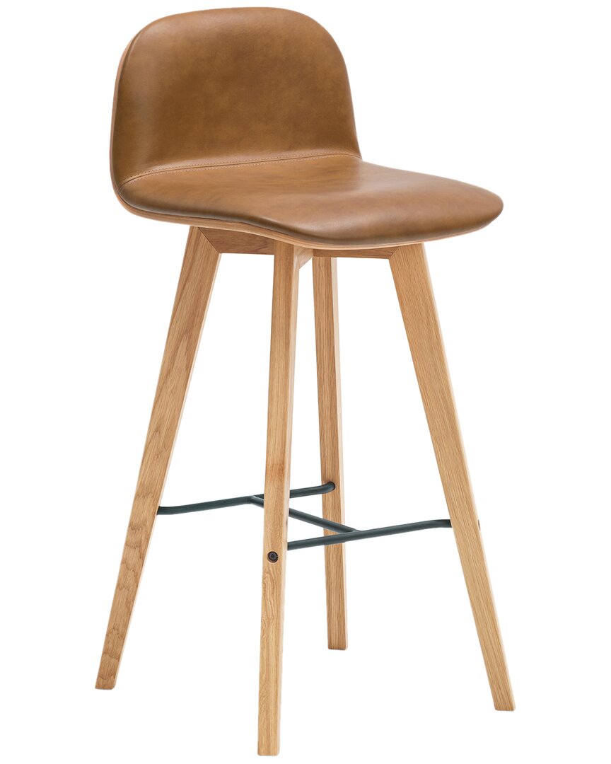 Moe's Home Collection Napoli Bar Stool In Brown