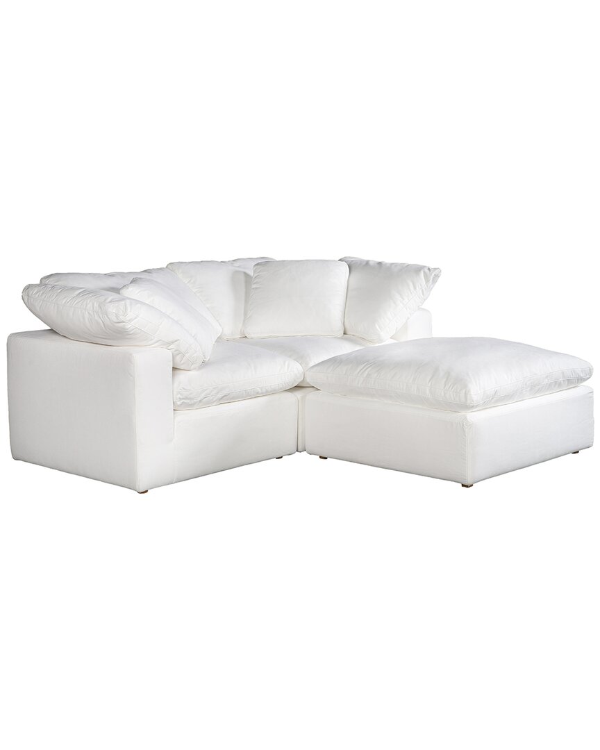 Shop Moe's Home Collection Clay Nook Modular Sectional In White