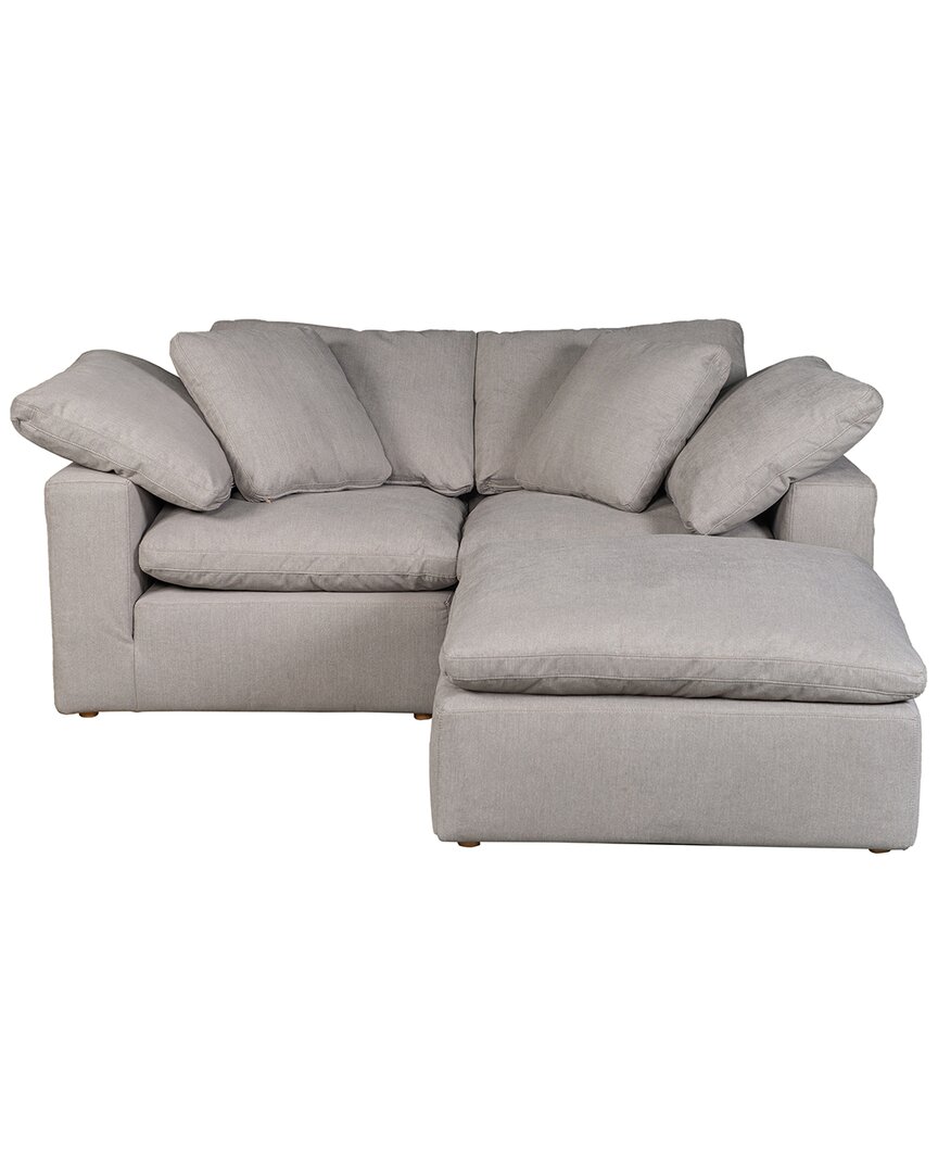 Moe's Home Collection Clay Nook Modular Sectional In Grey