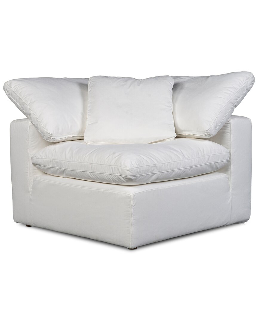 Moe's Home Collection Terra Condo Corner Chair In White