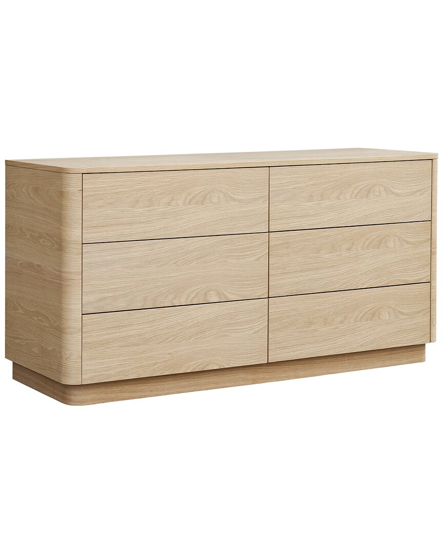 Moe's Home Collection Round Off Dresser In Beige