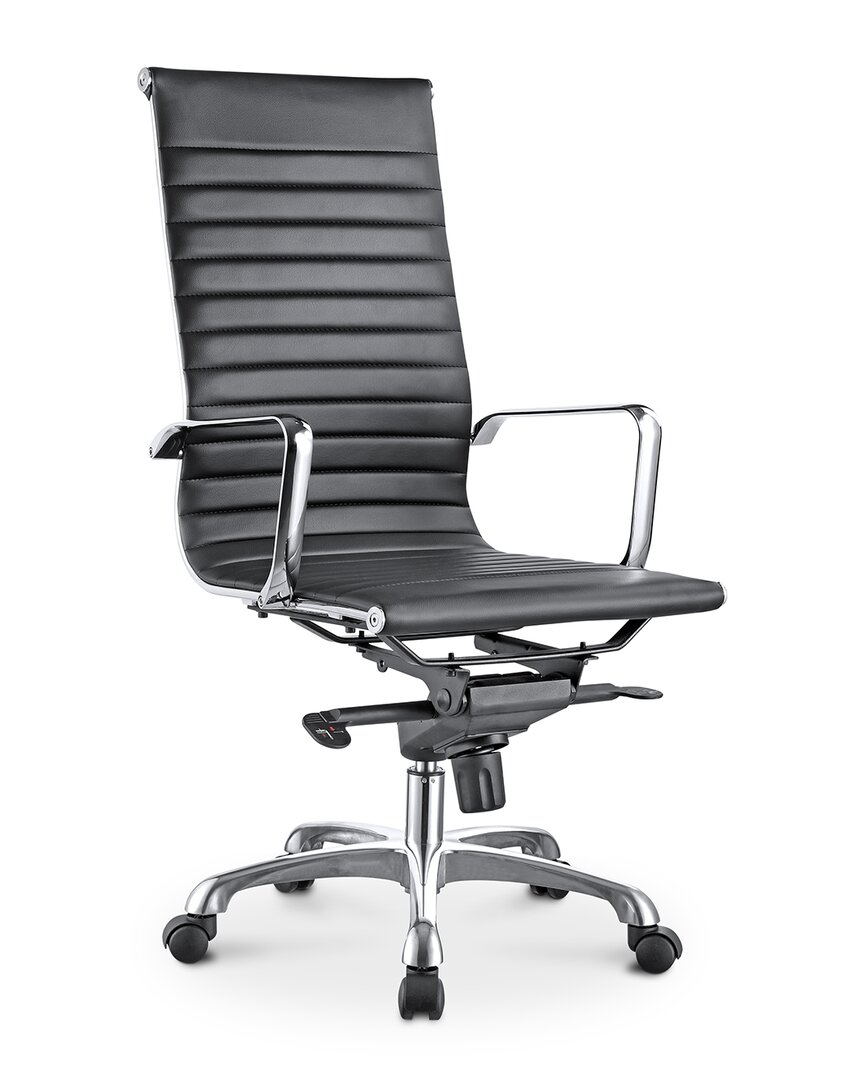 Moe's Home Collection Studio High Back Office Chair In Black