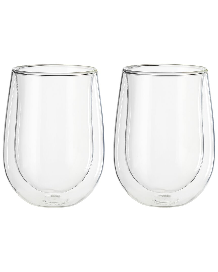 Zwilling J.a. Henckels Zwilling Sorrento 2pc Double-wall Stemless White Wine Glass Set