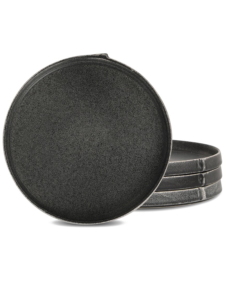 Stone Lain Bao 4pc Dinner Plate Set In Grey