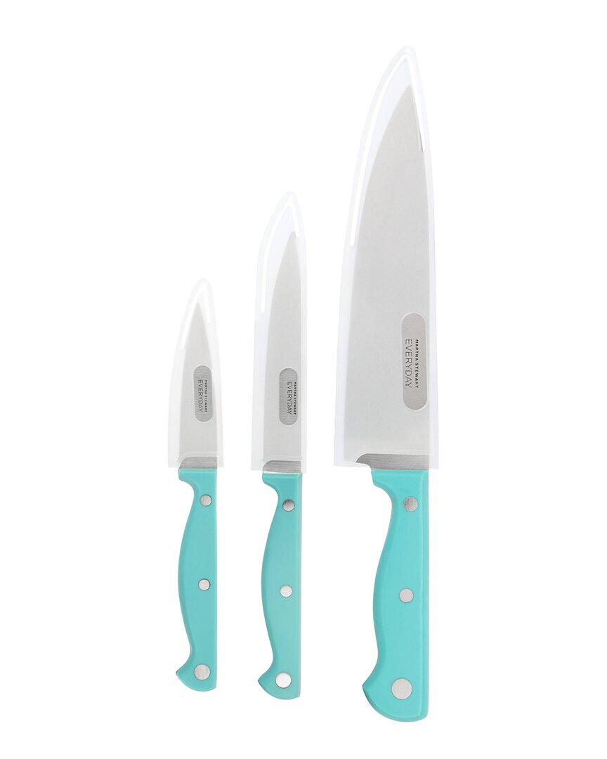 Martha Stewart Everyday Keswick 3pc Cutlery & Sheath Set