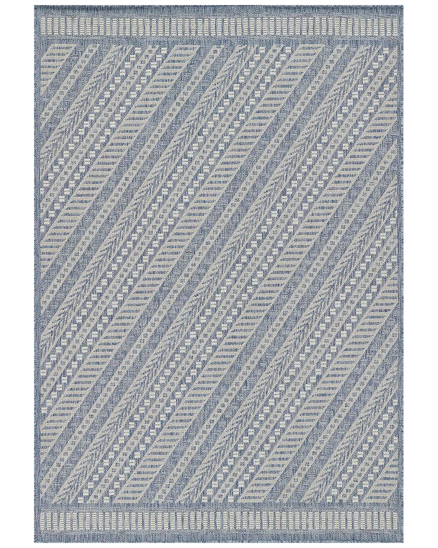 Ecarpet Hampton Transitional Area Rug In Blue