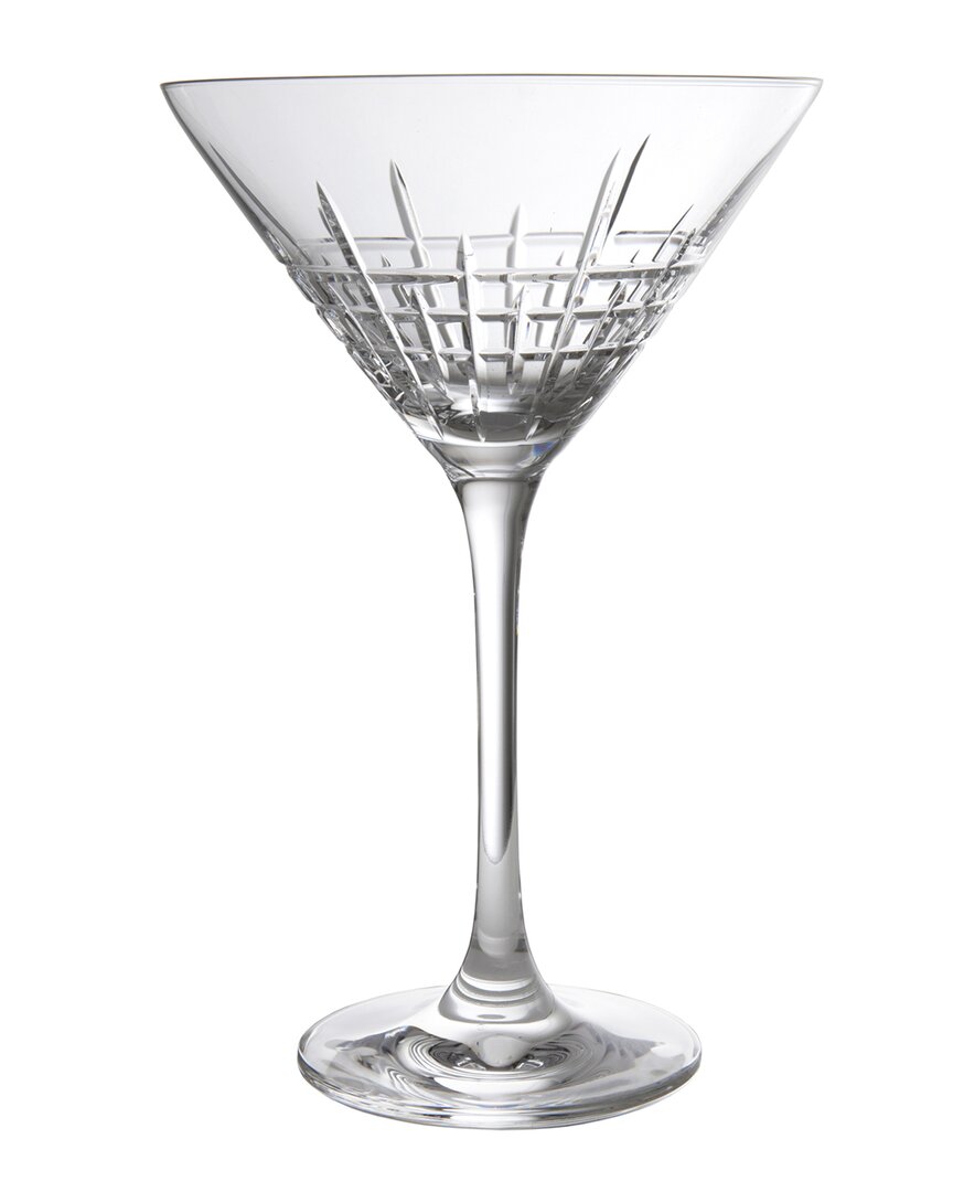 Zwiesel Glas Set Of 6 Distil Aberdeen 8.5oz Martini Glasses In Transparent