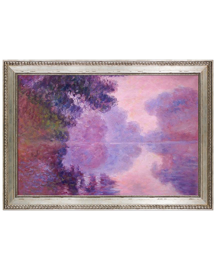 Overstock Art Misty Morning On The Seine (pink), 1897 By Claude Monet